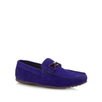 Debenhams  Baker by Ted Baker - Boys blue suede driver shoes