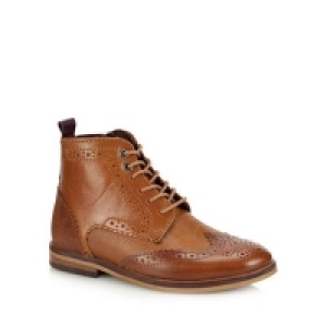 Baker by Ted Baker - Kids Tan Leather Brogue Boots &pound;40.00