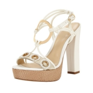 Forever Unique Cabana Jewel Platform Sandals