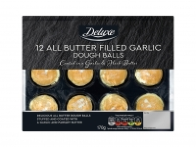Deluxe 12 All-Butter Filled Garlic Dough Balls £1.29