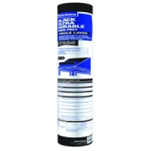 Wickes Black Ultra Durable Shed Felt 8x1m