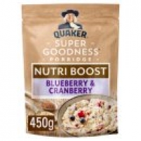 Asda Quaker Oats Super Goodness Blueberry & Cranberry Porridge