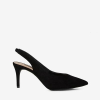 Debenhams  Dorothy Perkins - Black essie slingback court shoes