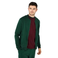 Debenhams  Red Herring - Dark green cotton rich baseball jacket