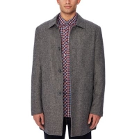 Debenhams  Ben Sherman - Dark grey wool blend coat
