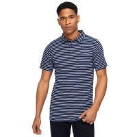 Debenhams  Jacamo - Navy striped polo shirt