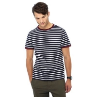 Debenhams  Red Herring - Navy striped t-shirt