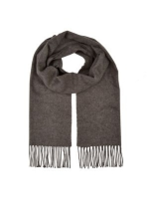 Burton - Charcoal plain smart scarf