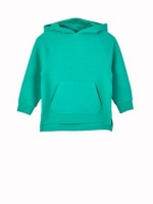 Outfit Kids - Boys green textured hoodie &pound;5.00