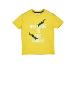 Debenhams  Outfit KIDS - Boys yellow jungle t-shirt