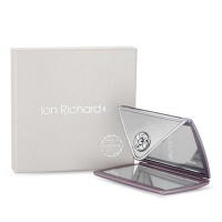 Debenhams  Jon Richard - Purple envelope compact mirror embellished wit