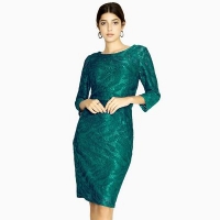 Debenhams  Paper Dolls - Green visby long sleeve lace dress