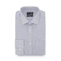 Debenhams  The Collection - Blue Grid Check Long Sleeve Classic Fit Shi