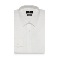 Debenhams  Jeff Banks - Designer white regular fit cotton shirt