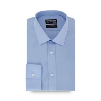 Debenhams  The Collection - Blue long sleeve non-iron slim fit shirt