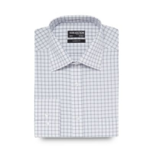 The Collection - White large square checked print regular fi
