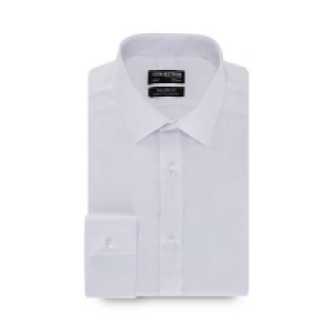 The Collection - Big and tall non-iron white long sleeve tai