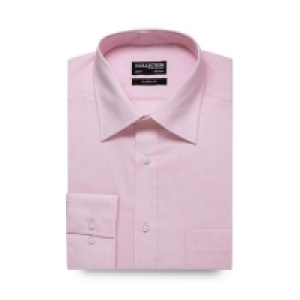 The Collection - Light pink puppytooth print formal shirt