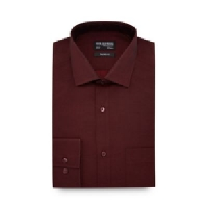 The Collection - Dark red extra long sleeve and body tailore
