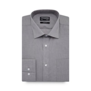 The Collection - Big and tall grey marl long sleeve classic