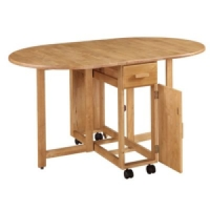 Debenhams - Oak effect Stowaway extending table