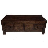 Debenhams  Debenhams - Mango wood coffee table with drawers