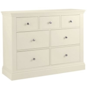 Debenhams  Debenhams - Cream Oxford 7 drawer chest