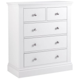 Debenhams - White Oxford 5 drawer chest