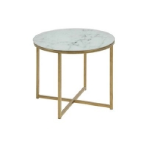 Debenhams - Multi-coloured Alisma round lamp table