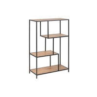 Debenhams  Debenhams - Brown Seaford asymmetric small bookcase