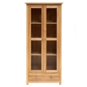 Willis & Gambier - Ash Denver glazed display cabinet