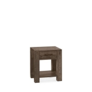 Debenhams - Dark oak Turin side table with drawers