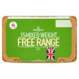 Morrisons Free Range Eggs Mixed Weight £1.85