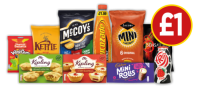 Budgens  £1 DEALS: Kettle Chips Cheddar & Red Onion, Sensations Thai 