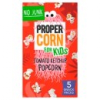 Asda Propercorn for Kids Tomato Ketchup Popcorn 5 Multipack