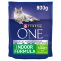 Asda Purina One Indoor Dry Cat Food Turkey and Wholegrain