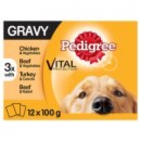 Asda Pedigree Dog Pouches Mixed Selection in Gravy