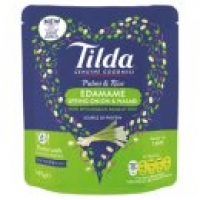 Asda Tilda Pulses & Rice Edamame Spring Onion & Wasabi with Wholegrain 