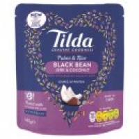 Asda Tilda Pulses & Rice Black Bean Jerk & Coconut with Wholegrain Basm