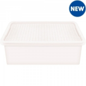 JTF  32 Litre Rattan Storage Box & Lid Cream