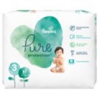 Asda Pampers Pure Protection Size 3 Newborn Nappies