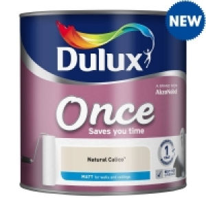 Dulux Once Matt Natural Calico 2.5L £17.99