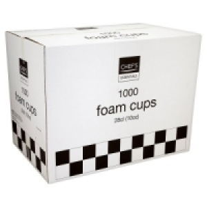 Chefs Essentials Foam Cups 10oz x 1000 £26.15