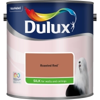 Wilko  Dulux Silk Emulsion Paint Roasted Red 2.5L