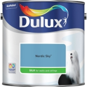 Dulux Silk Emulsion Paint Nordic Sky 2.5L £7.00