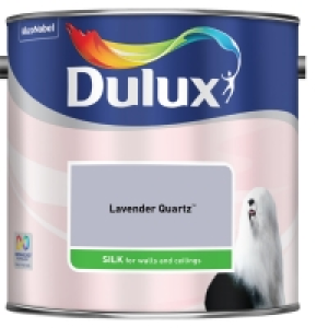 Dulux Silk Emulsion Paint Lavender Quartz 2.5L £7.00