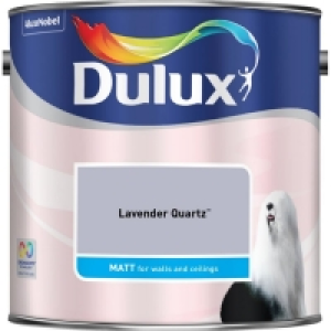 Dulux Matt Emulsion Paint Lavender Quartz 2.5L £7.00