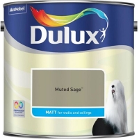 Wilko  Dulux Matt Emulsion Paint Muted Sage 2.5L