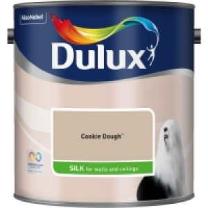 Dulux Silk Emulsion Paint Cookie Dough 2.5L £7.00