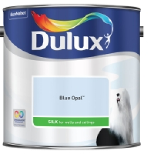 Dulux Silk Emulsion Paint Blue Opal 2.5L &pound;7.00